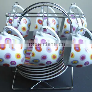 12pcs Fine Porcelain Ceramic Tea Set thumbnail-1