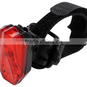 High Quality Waterproof Bike Light 4 LED USB Safety Bicycle Rear Light thumbnail-3