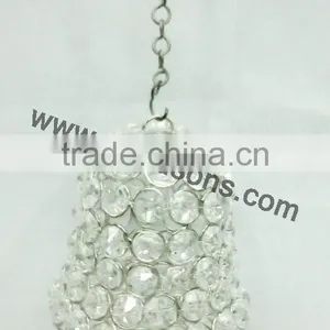 Wholesale Floor Crystal Candle Holder Stand With Hanging Crystal thumbnail-3