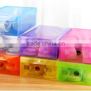 pp Shoe Box Clear Plastic Folding Packaging Boxes thumbnail-1
