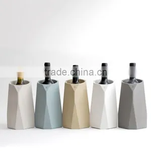 2016 Wholesale Kitchen Accessories Concrete Wine Cooler Colorful Wine Holder thumbnail-1