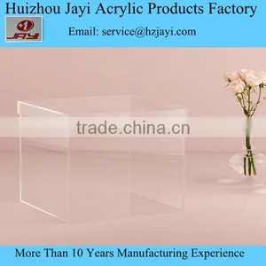 Clear Acrylic Square Wedding Card Box thumbnail-2