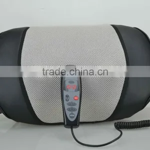 New Back Pleaser Massage Shiatsu Cushion Heat Rolling Chair Lounger Kneading Plus thumbnail-2