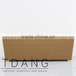 Alfresco Outdoor Wicker Bench - Vietnam Garden Outdoor Furniture - Poly Rattan Material thumbnail-4