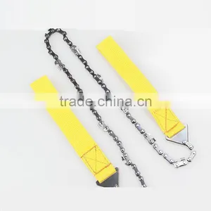 24'' White Handle Survival Protable Pocket Hand Chainsaw thumbnail-4