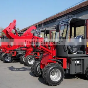 Manufactuer JN908 Mini Loader 4WD Hot Sale With CE Mini Wheel Loader thumbnail-4