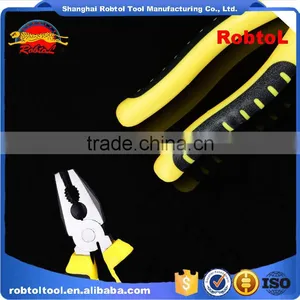 8" Germany Type Combination Plier Industrial Linemen High Leverage Wire Cable Cutting thumbnail-1