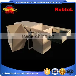 2*11L Pull Out Kitchen Cabinet Waste Bin Garbage Can Trash Rubbish Dustbin thumbnail-1