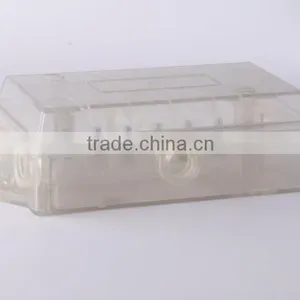 S80527 Transparent Box 7 Way Trailer Wire Junction Box Camper Truck Weather Proof RV Light Cord Plug thumbnail-3