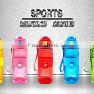OEM Stock Factory Wholesale Different Color Refillable Bpa Free Round PCTG Sport 420ml 600nl Sport Bottle Plastic Water Bottle thumbnail-4