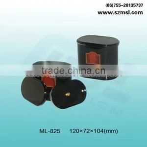 Oval Shape Sliding Tin Box With Inside Lid thumbnail-1