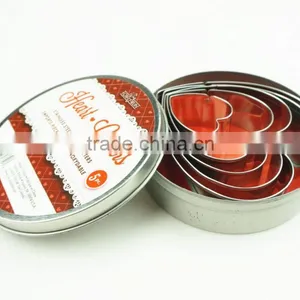 47097 5pcs Heart Shape Stainless Steel Cookie Cutter Set thumbnail-6