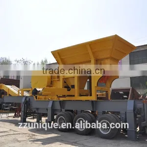 Easy Hauling Trailer Mobile Rock Crushing Plant for Quarry thumbnail-5