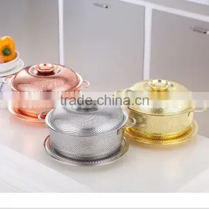 Promotion Heavy Duty Handles and Self-draining Solid Base Professional Strainer thumbnail-5