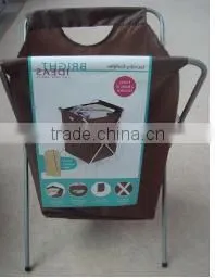 Black Polyester Laundry Hamper thumbnail-1