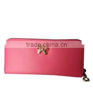 Wholesale New Fashion Lady and Women Leather Wallet thumbnail-2