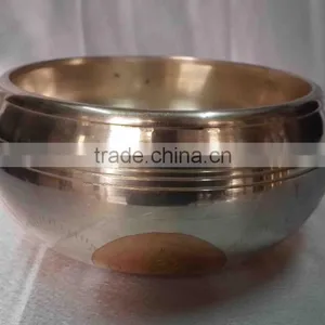 Best Selling Silver Plated Tibetan Meditation & Healing Singing Bowl thumbnail-2
