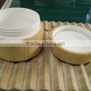 Laser Engraved Bamboo Cream Jar thumbnail-2