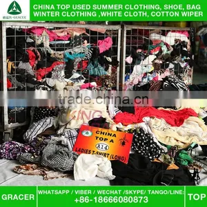 2016 Fashionable Long Ladies Sleeve T-shir Used Clothes in Bales/second Hand Clothes for Sales thumbnail-3