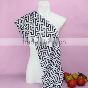 Scarf Wholesale Price Women Winter Scarf Greek Key Petti Scarf Fashion Design thumbnail-5
