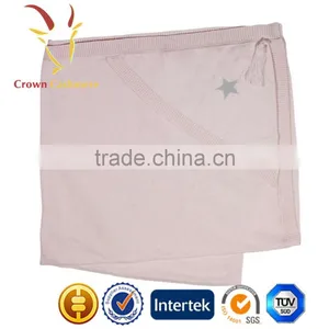 Knitted Baby Intarisa Star Blanket Wholesale With Fringe thumbnail-2