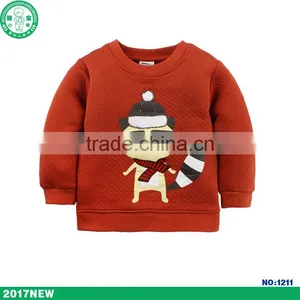 Wholesale Custom Design Children T-shirt Casual Long Sleeve Baby Clothing thumbnail-1