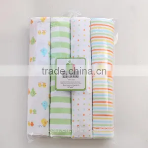 OEM Factory or Stocked Designs 102*76cm Baby Receiving Blanket, Flannel Blanket, 100% Cotton Baby Blanket thumbnail-3