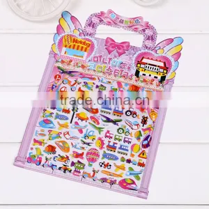 Customizable Children Carton Sticker ,multi Bubble Sticker Puffy Sticker for Education thumbnail-2