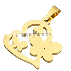 Fashion Jewelry Stainless Steel Heart Fashion Jewelry Set thumbnail-4