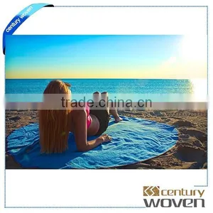 High Quality Cotton Printed Sexy Round Beach Towel thumbnail-1