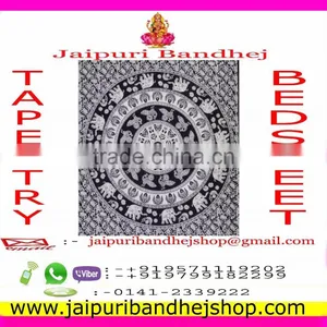 Indian Cotton Mandala Tapestry thumbnail-6