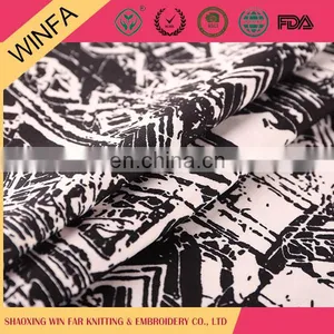 Made in China Free Sample Luxury Beautiful FDY Print Spandex Fabric thumbnail-2