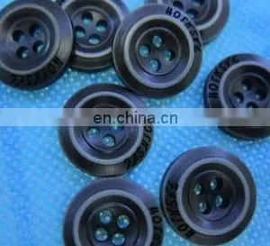 CLASSIC BLACK CLOTH BUTTON HOT SALES 15.5MM BAG BUTTON FASHION WORDS PRINTED BUTTON thumbnail-2
