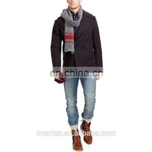 WOOL PEA COAT thumbnail-1
