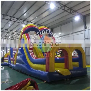 Factory Price Double Tunnels Inflatable Obstacle Course for Sale, Giant Inflatable Obstacle thumbnail-2
