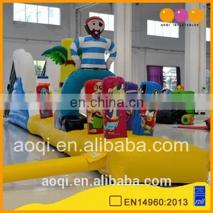 AOQI Super Inflatable Water Obstacle Course Giant Inflatable Water Games With Free EN14960 Certificate thumbnail-1