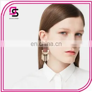 2017 New Arrival Fashion Earrings, Tassel Metal Pendant Earrings thumbnail-1