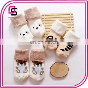 In Stock Newborn Babies Looped Cotton Socks Baby Socks thumbnail-2