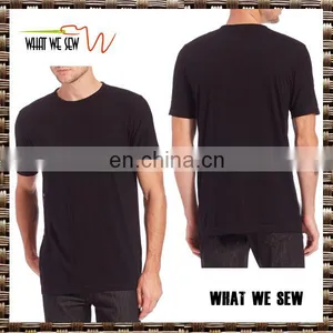 Plain o Neck Loose Fitted t Shirt Short Sleeve T-shirt Hood T-shirts thumbnail-1
