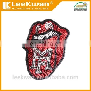 Sequin Patch, Emoji Embroidery Patch Sequin Patch, Sequin Patch Stick on thumbnail-1