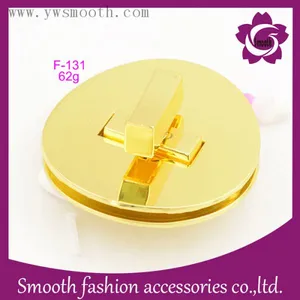 Metal Fashion Rotated Gold Plate Handbags Bag Lock Hardware Accessories thumbnail-1