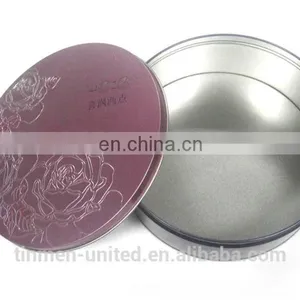 Nice Purple Metal Tin Cake Box thumbnail-2