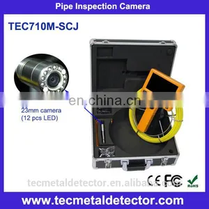 High Quality Hand Held Snake Pipe Inspection Camera With 7" Portable Monitor TEC710DM-SCJ thumbnail-1