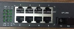 9ports 10/100M/1000M IP Ethernet Optical Fiber Ethernet Switch 8ports Ethernet IP +1port SC Fiber Optical Single-mode Duplex 20KM thumbnail-2