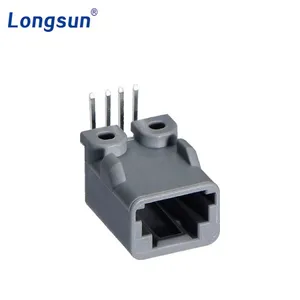 1565749-3 TYCO AMP TE Right Angle 4 Pin Header 4 Way Automotive Connector thumbnail-1