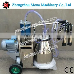 Electric Motor Driven Single Bucket Portable Cow/goat Milking Machine thumbnail-2