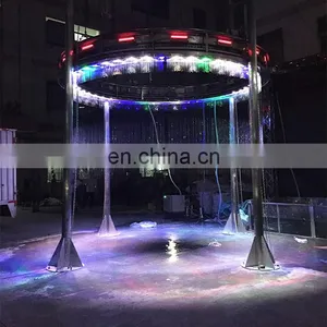 Waterfall Writing and Graphic Digital Water Curtain Fountain thumbnail-1