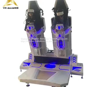 Exciting Double Seats Super Rocket Simulator 9D Virtual Reality VR Game Machine For Sale thumbnail-1