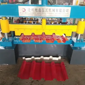 New Type Galvanized 686 Trapezoidal Plate Ibr Roof Sheet Metal Stamping Machines With High Speed thumbnail-3