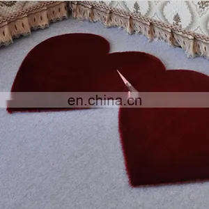 Factory Directly Faux Rabbit Fur Carpet Rug / Rabbit Fur Rug thumbnail-5